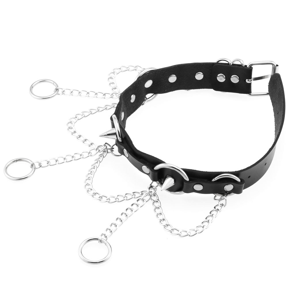 (image for) Punk Circle Spikes Collar