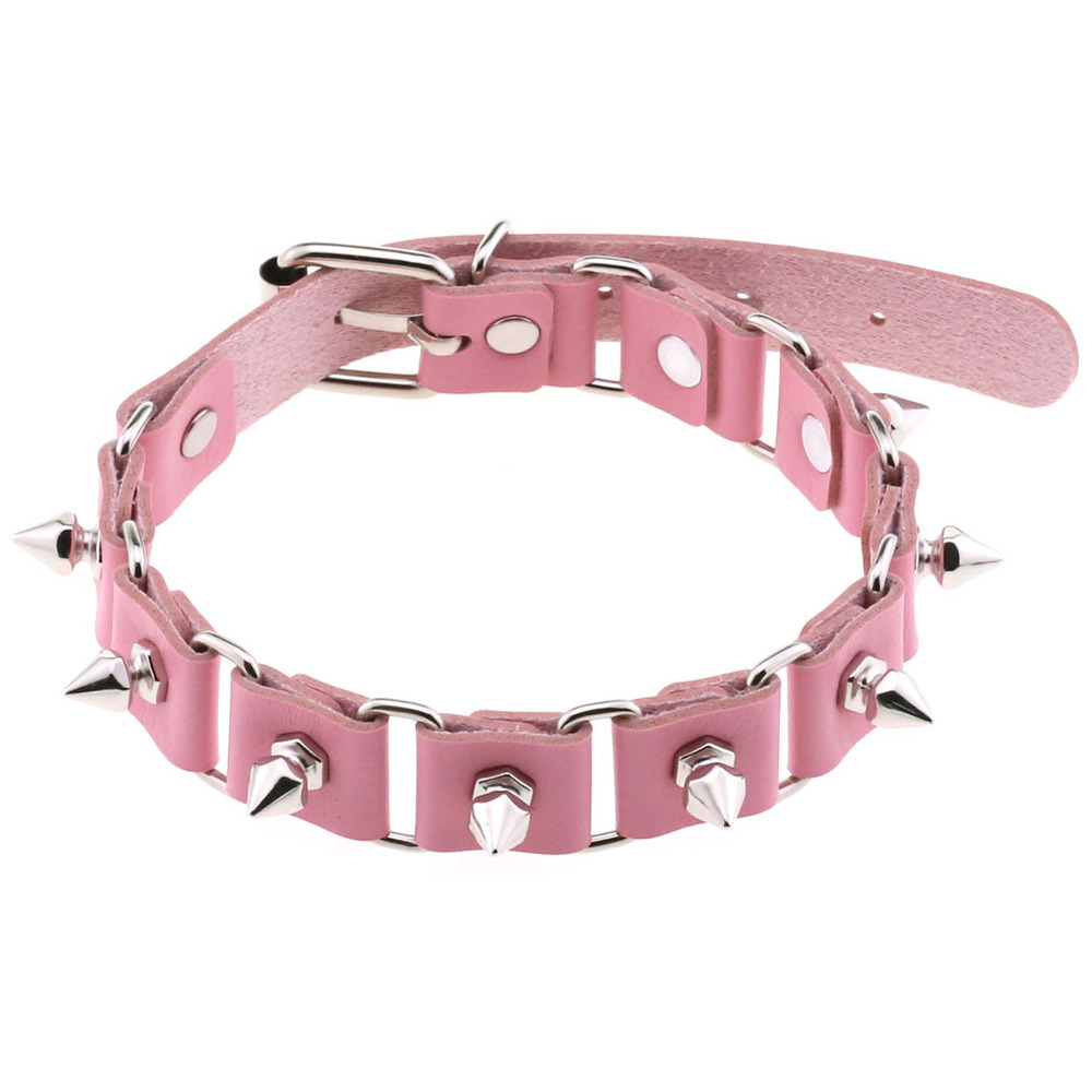 (image for) Stitching Punk Necklace With Spike