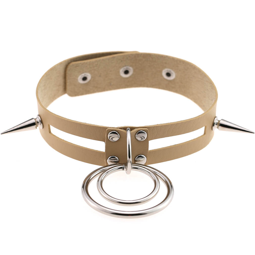 (image for) Rivet spiked Collar