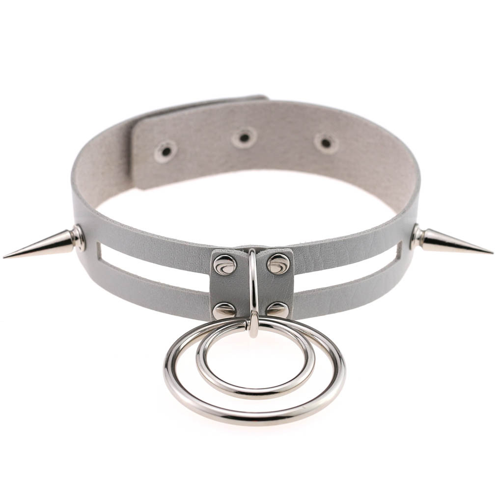 (image for) Rivet spiked Collar