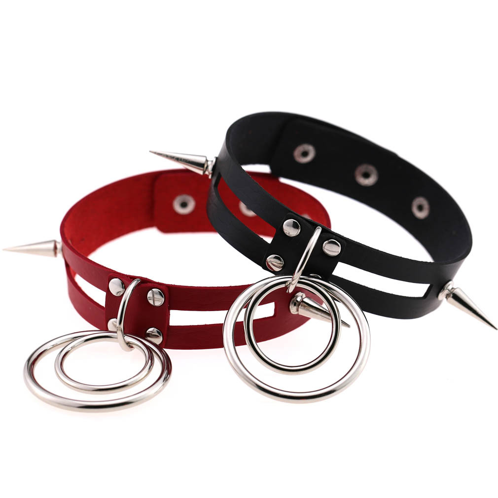 (image for) Rivet spiked Collar
