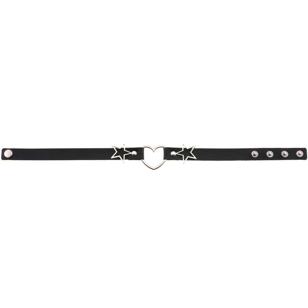 Heart Collar with Pentagram