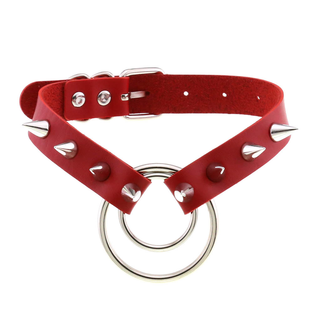 (image for) Double Ring Spiked Stud nCollar