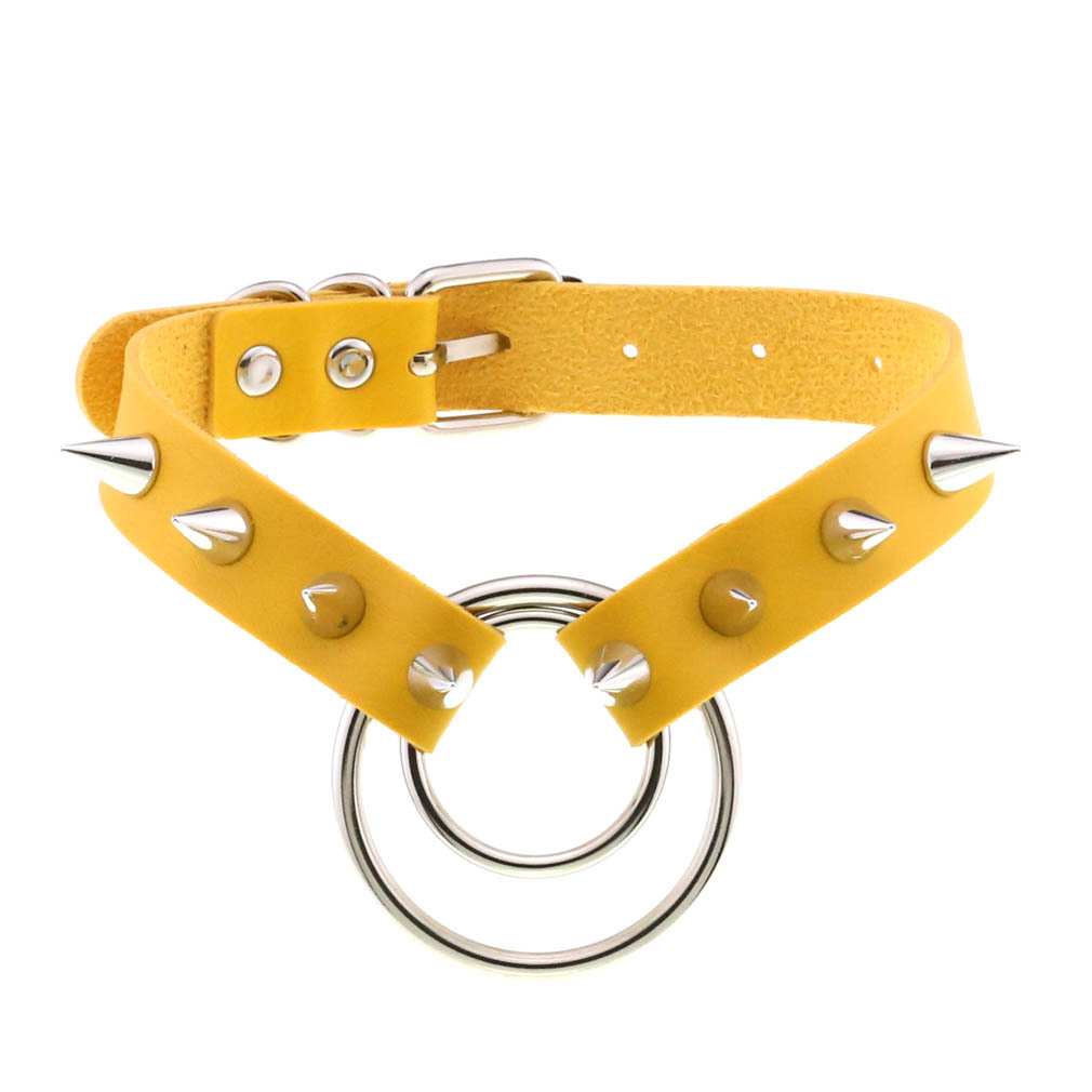 (image for) Double Ring Spiked Stud nCollar