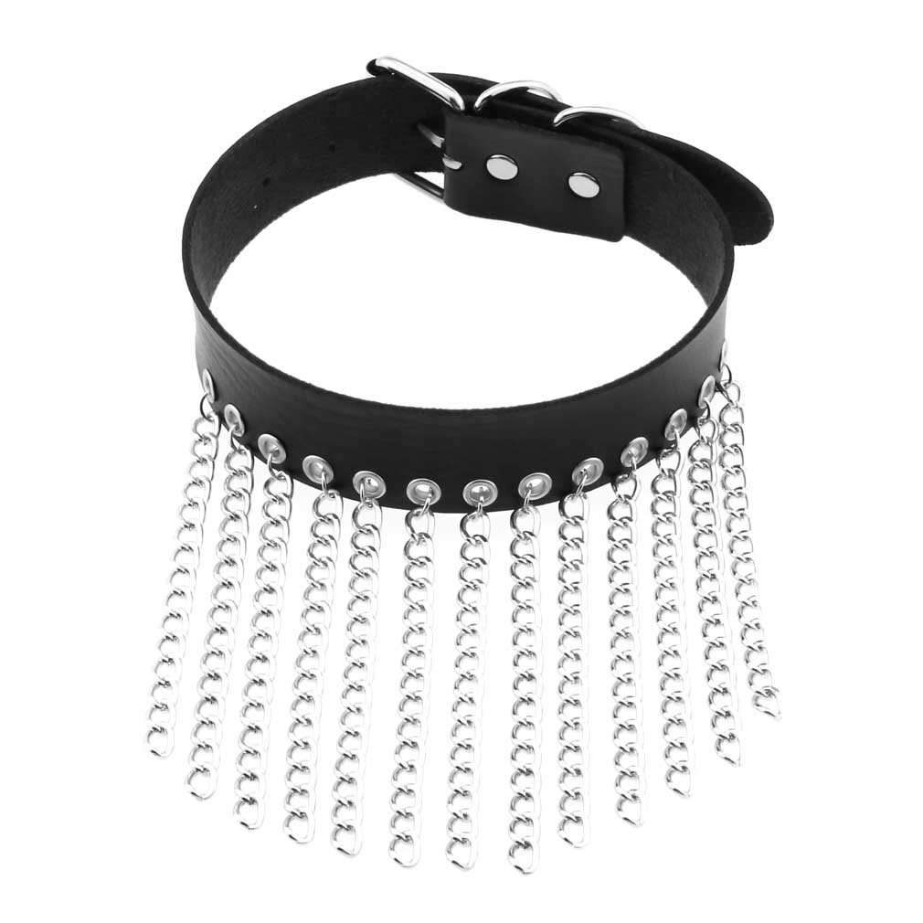 (image for) Metal Chain Tassel Collar