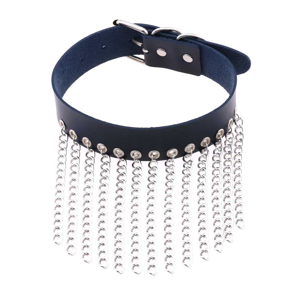 (image for) Metal Chain Tassel Collar