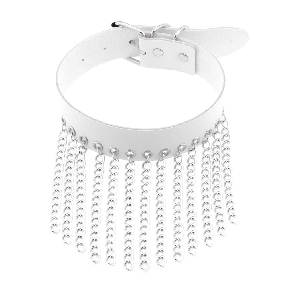 (image for) Metal Chain Tassel Collar