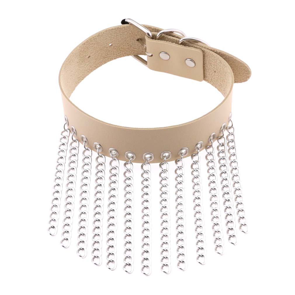 (image for) Metal Chain Tassel Collar