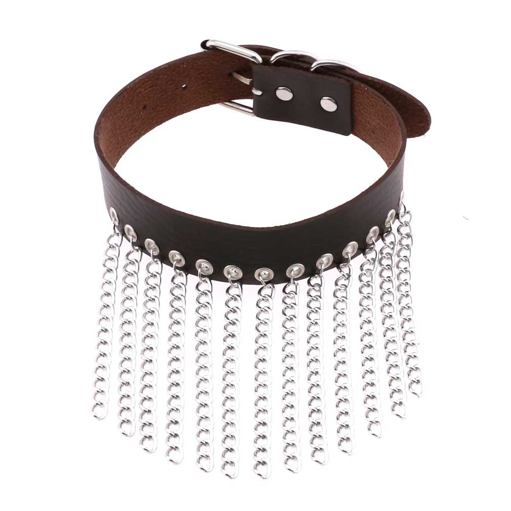 (image for) Metal Chain Tassel Collar