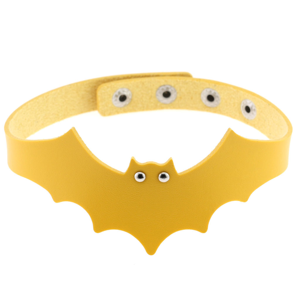 (image for) Little Devil PU Leather Bat Wing Collar