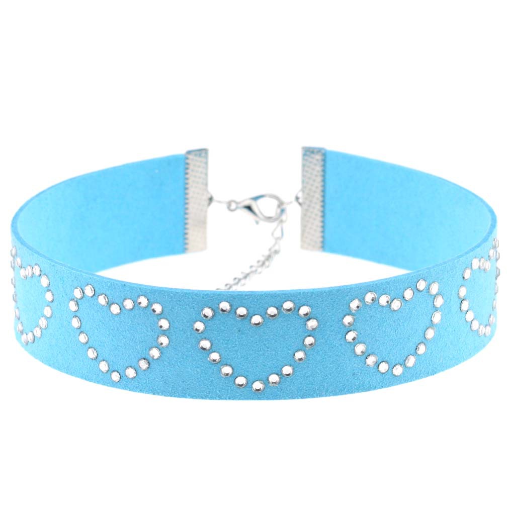 (image for) Diamond Rhinestone Love Flannel Collar