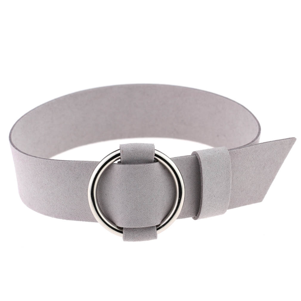 (image for) Metal Loop Fleece Necklace