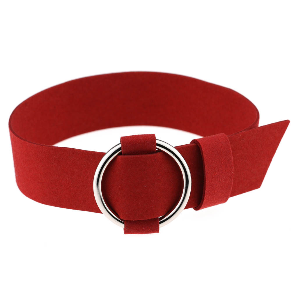 (image for) Metal Loop Fleece Necklace
