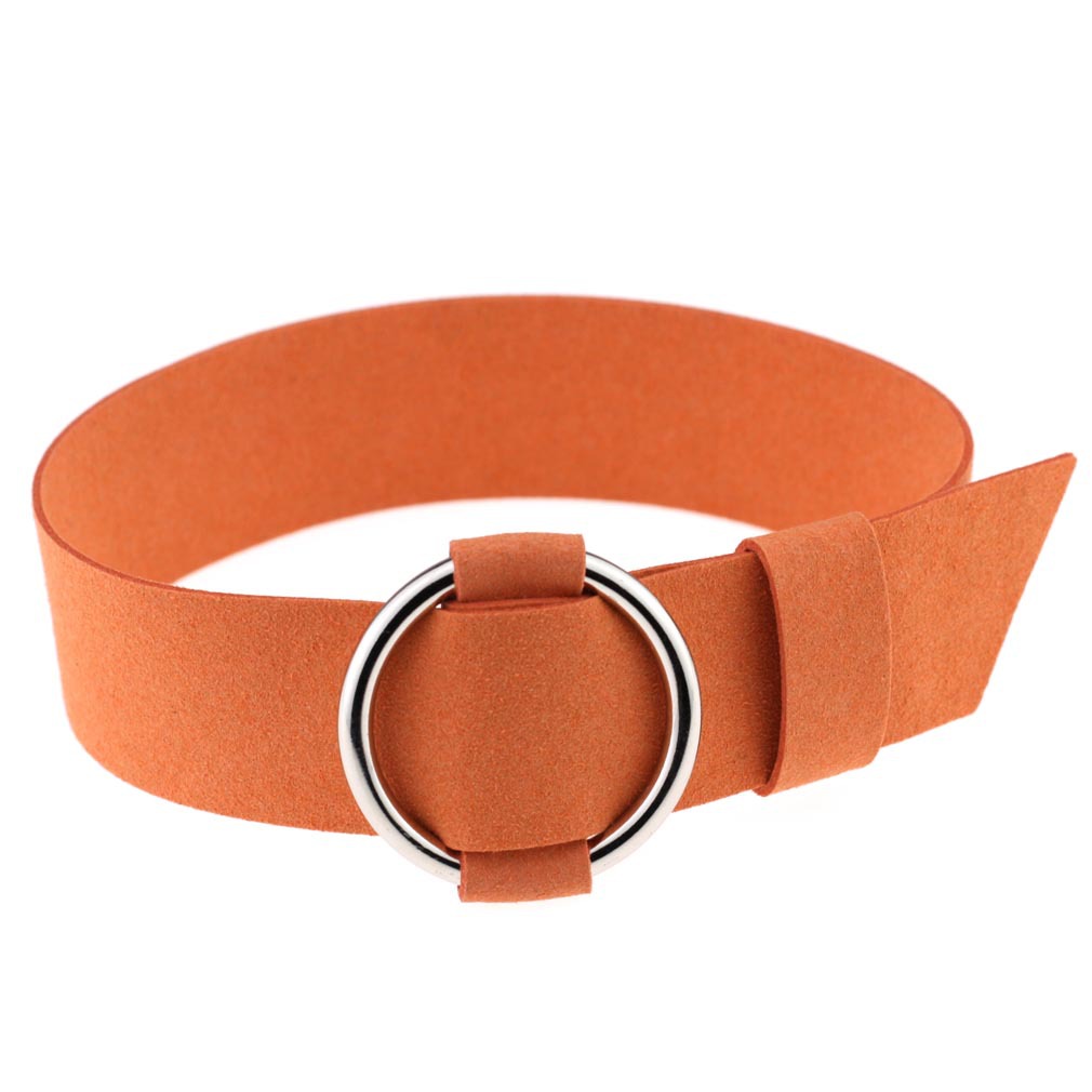 (image for) Metal Loop Fleece Necklace