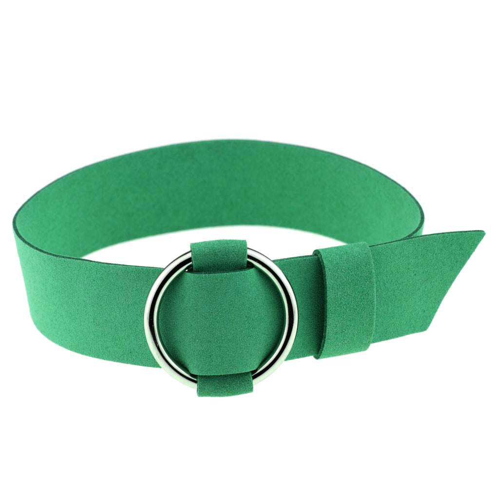 (image for) Metal Loop Fleece Necklace