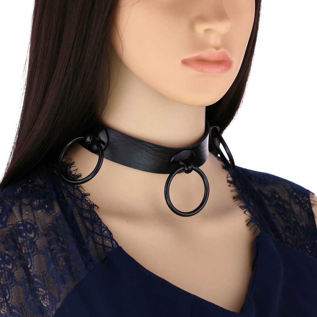 (image for) Black Circle Ring Choker