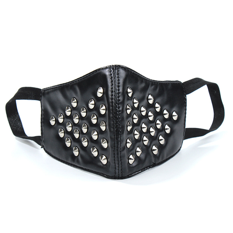 Punk Riveted Motorcycle Mask
