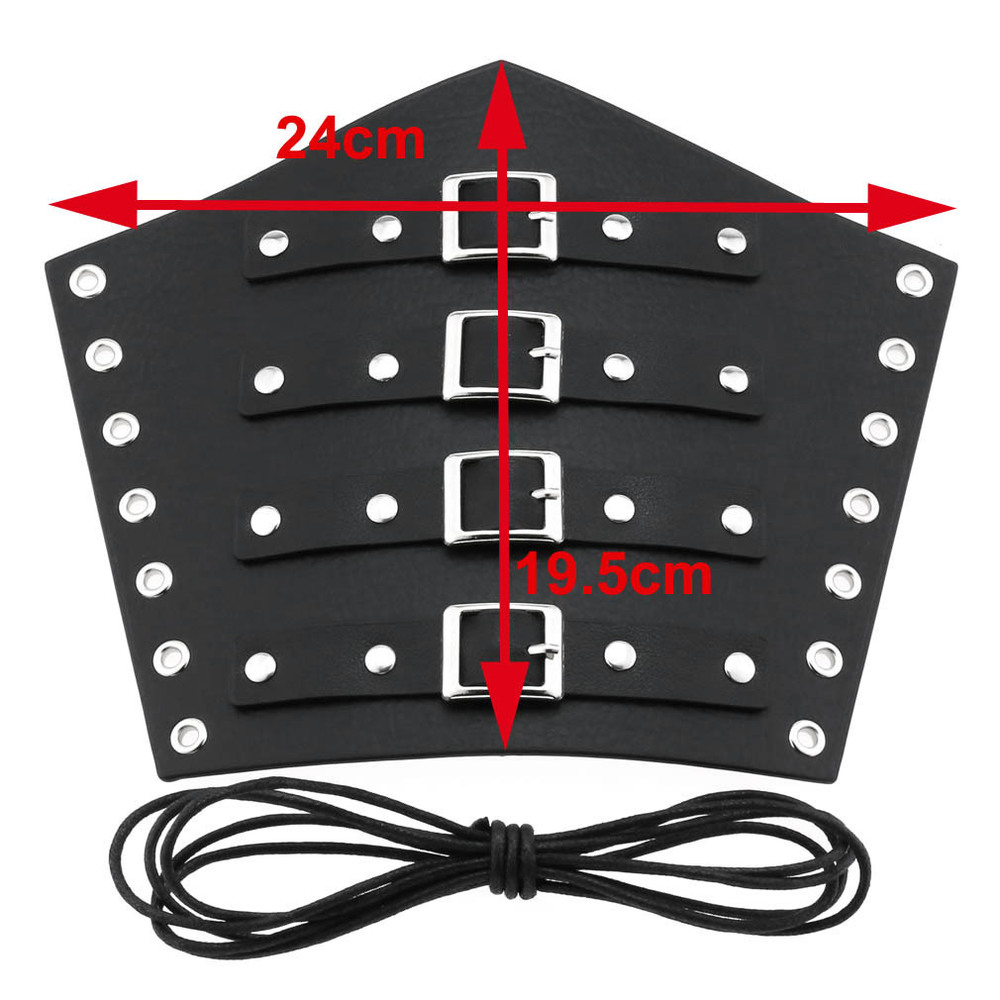 (image for) Leather Waxed Cycling Belt Buckle Bracers