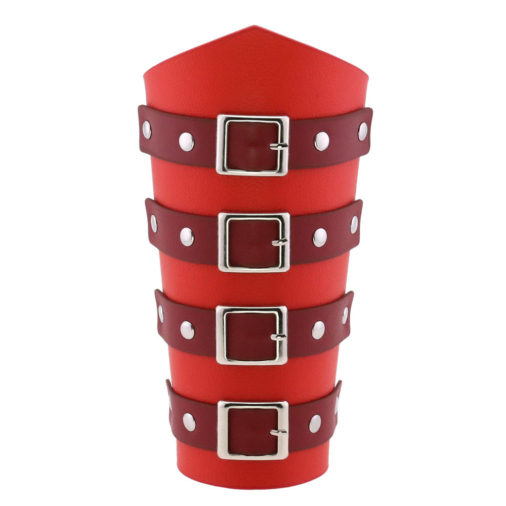 (image for) Leather Waxed Cycling Belt Buckle Bracers