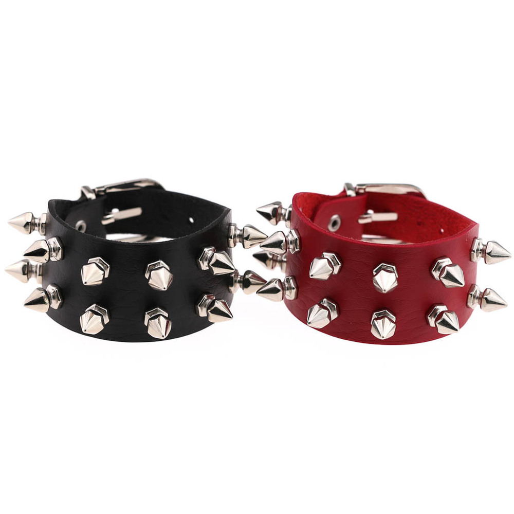(image for) Punk PU leather Rivetbracelet