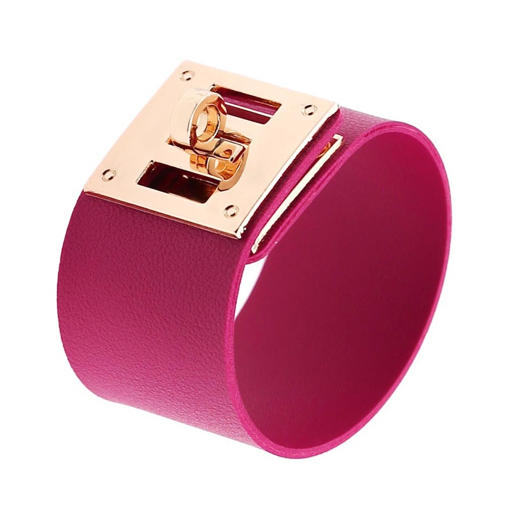 (image for) Alloy Buckle Wide Bracelet