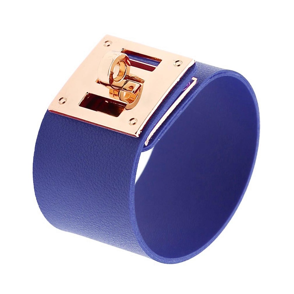 (image for) Alloy Buckle Wide Bracelet