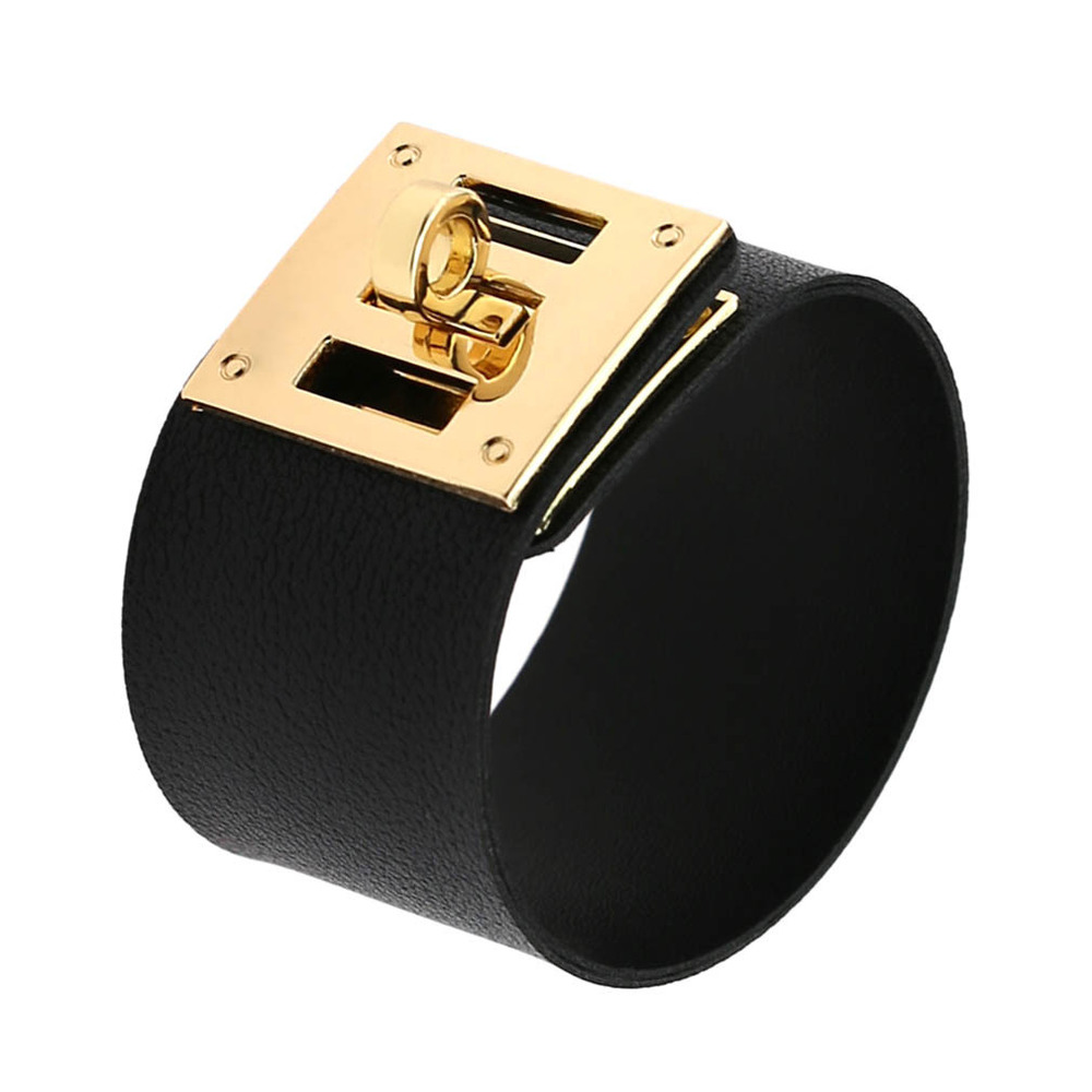 (image for) Alloy Buckle Wide Bracelet