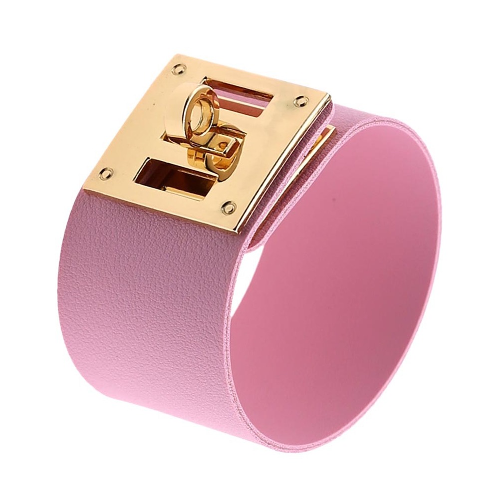 (image for) Alloy Buckle Wide Bracelet