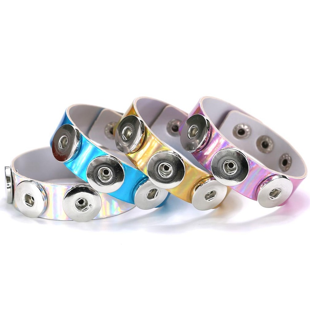 (image for) Button Lock Bracelet- Laser