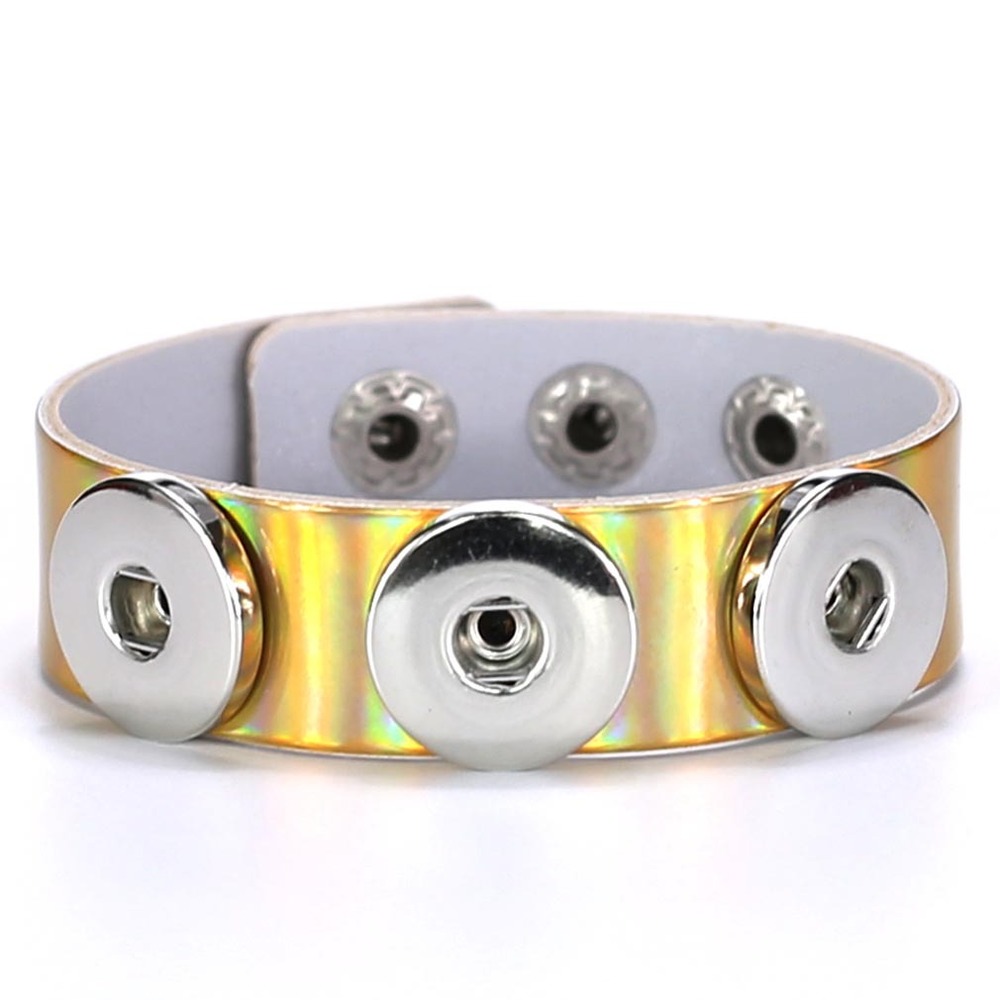 (image for) Button Lock Bracelet- Laser