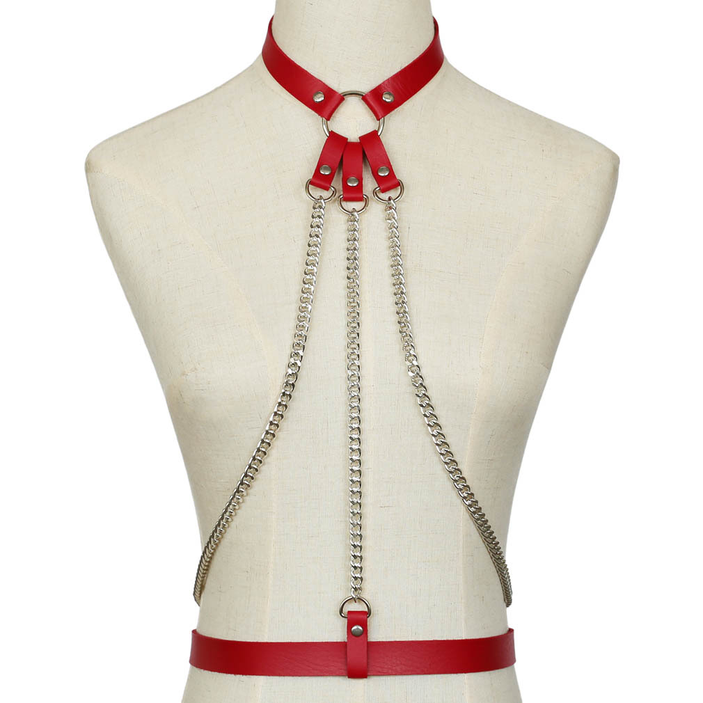 (image for) Bondage Collar Waist Chain