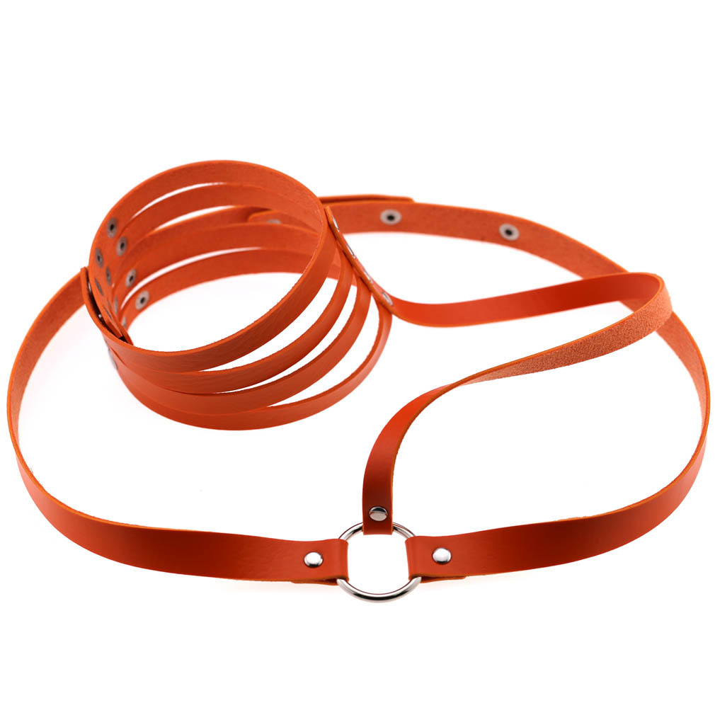 (image for) Erotic Bondage Collar Belt