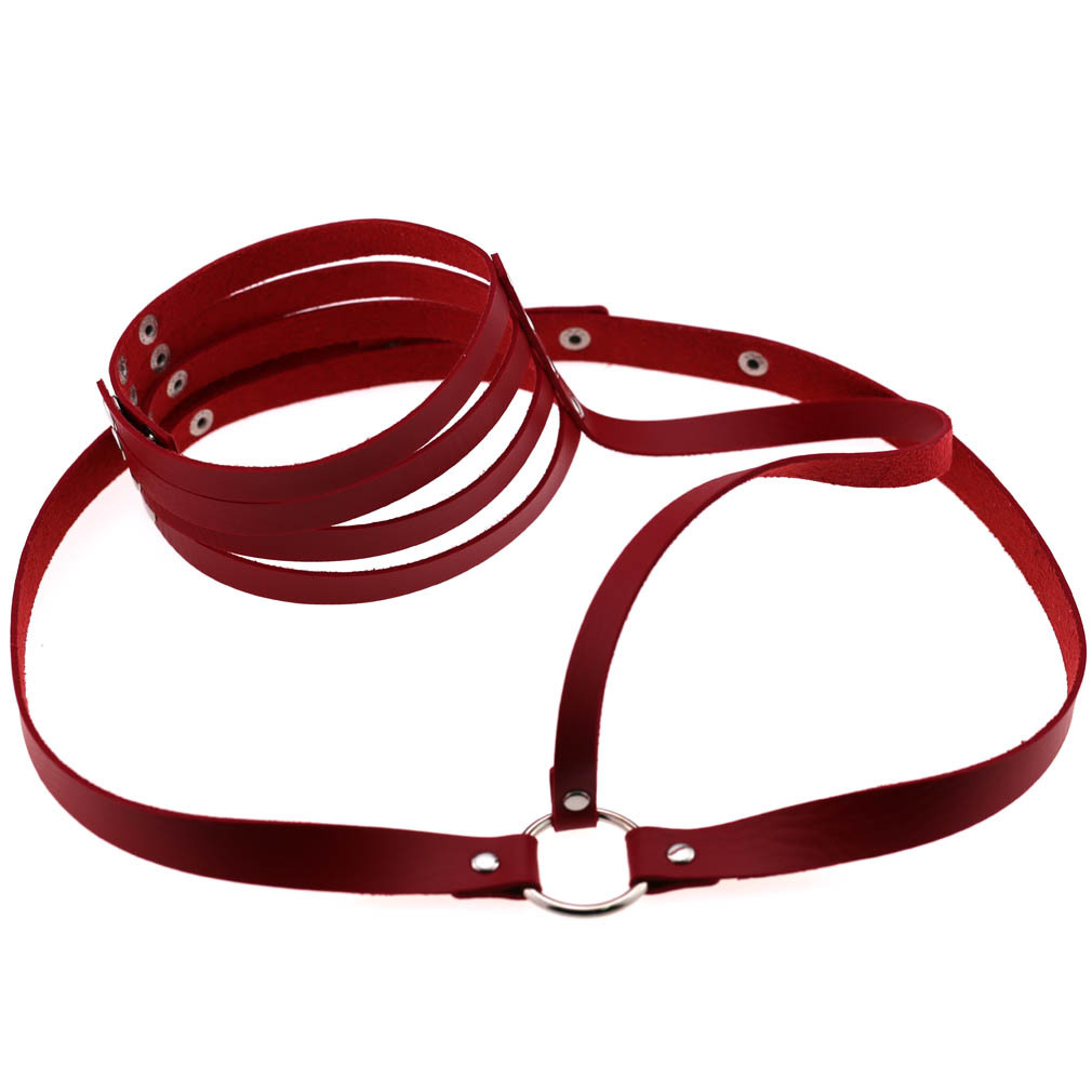 (image for) Erotic Bondage Collar Belt