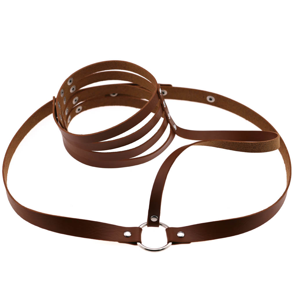 (image for) Erotic Bondage Collar Belt