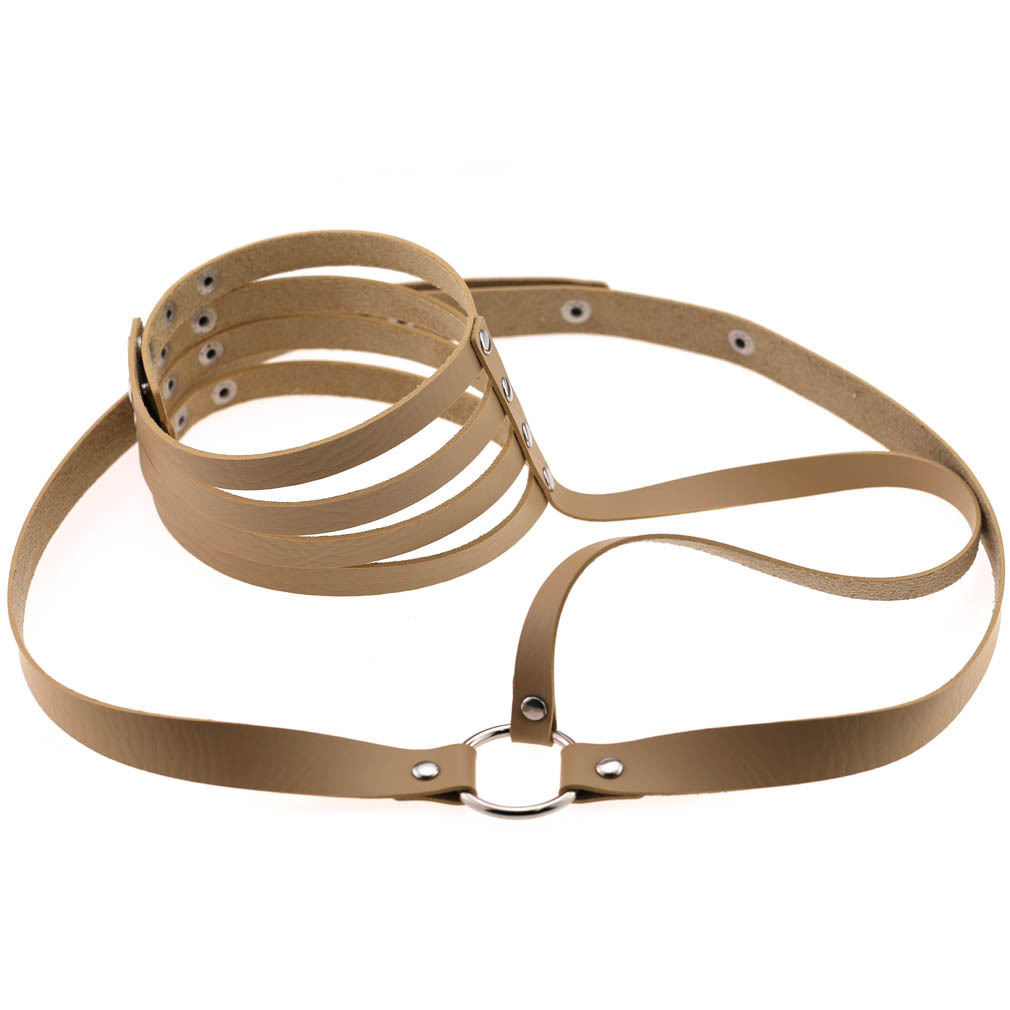 (image for) Erotic Bondage Collar Belt