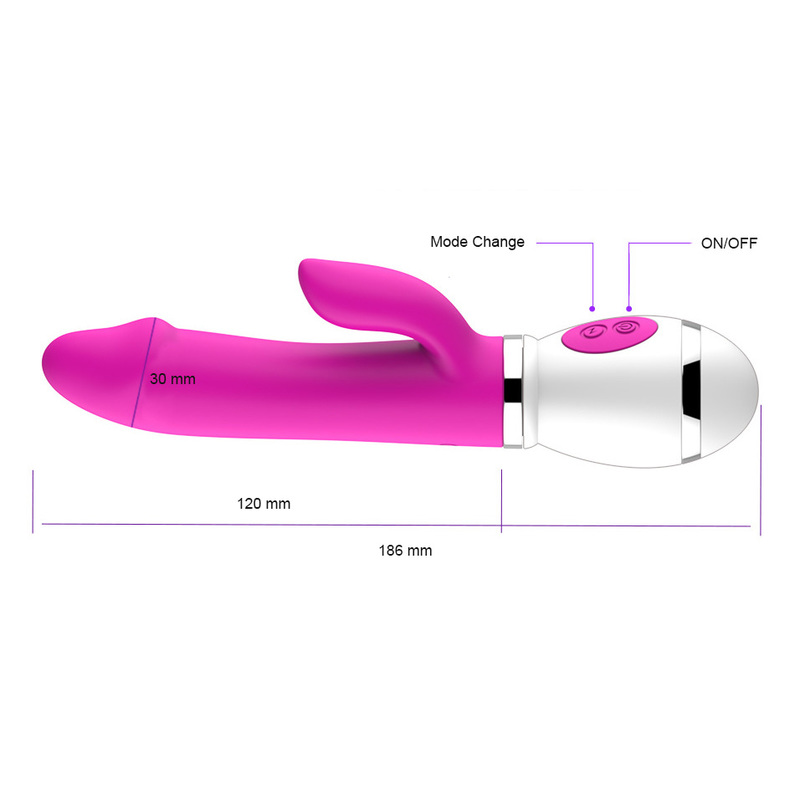 (image for) 12 Frequency Vibration & Rotation Rabbit Vibrator