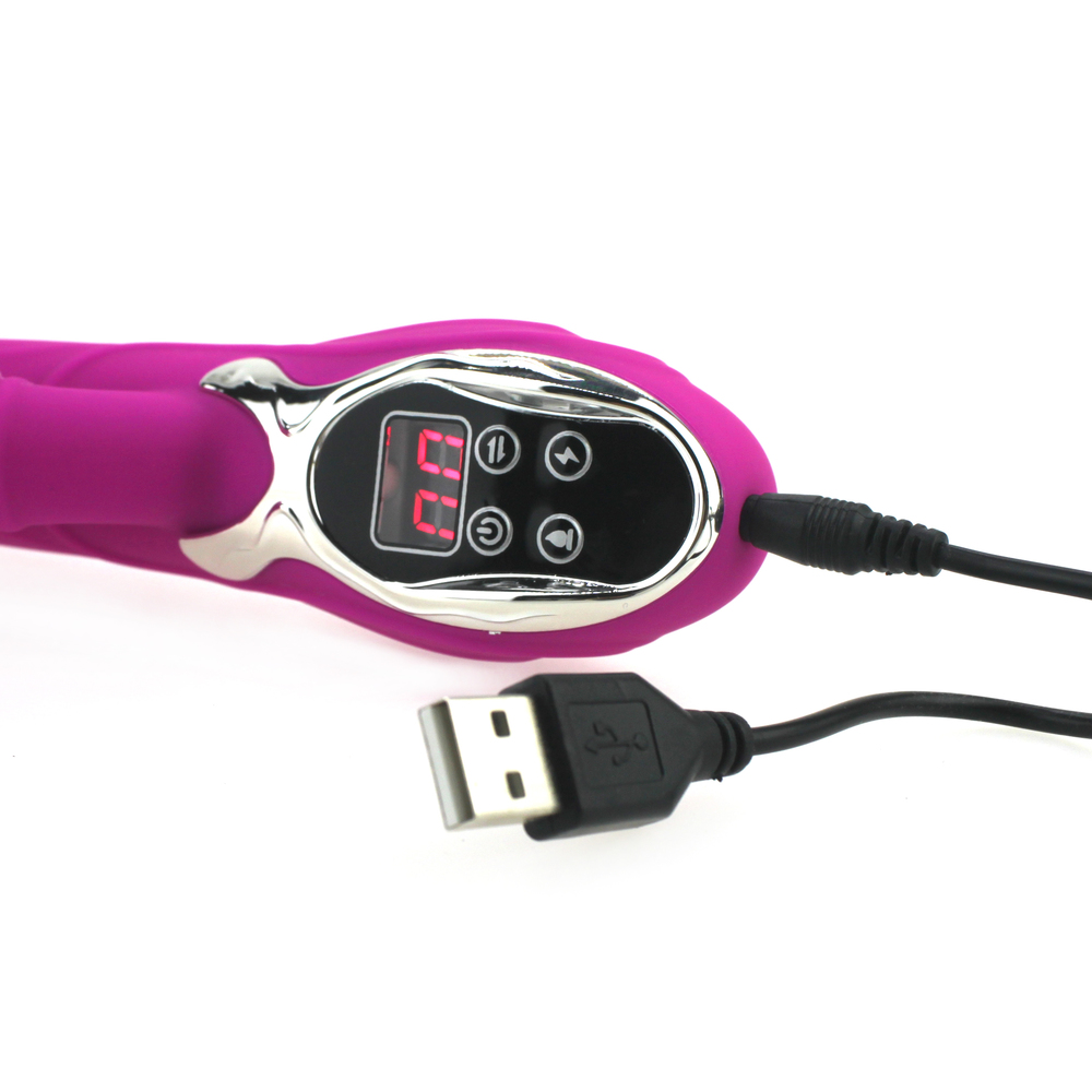 (image for) Heating Silicone G-spot Rabbit Vibrator