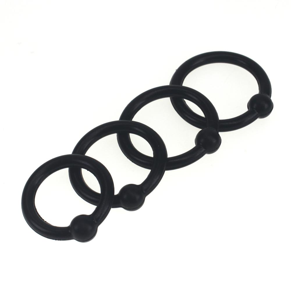 (image for) Silicone Cock Head Ring Set