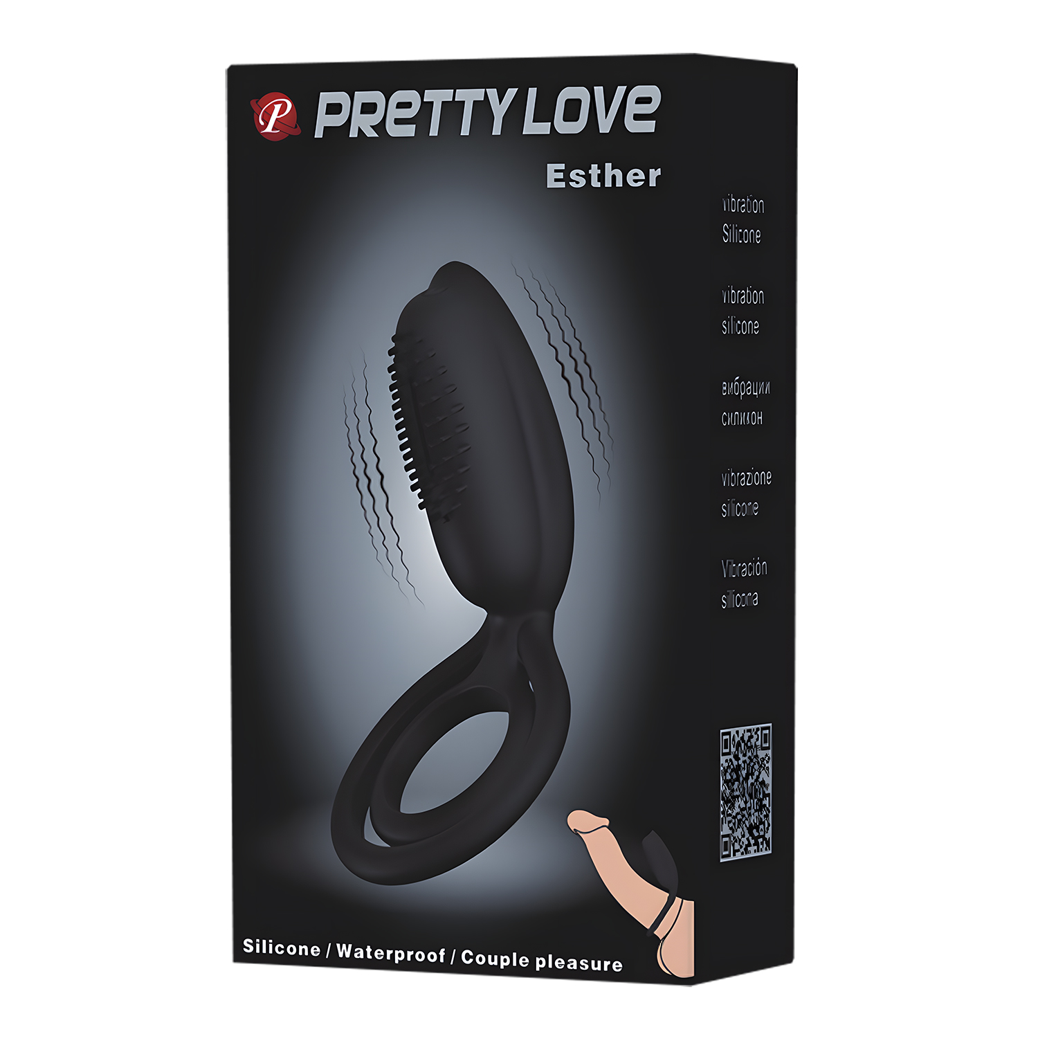(image for) Prettylove Esther Vibration Cock Ring