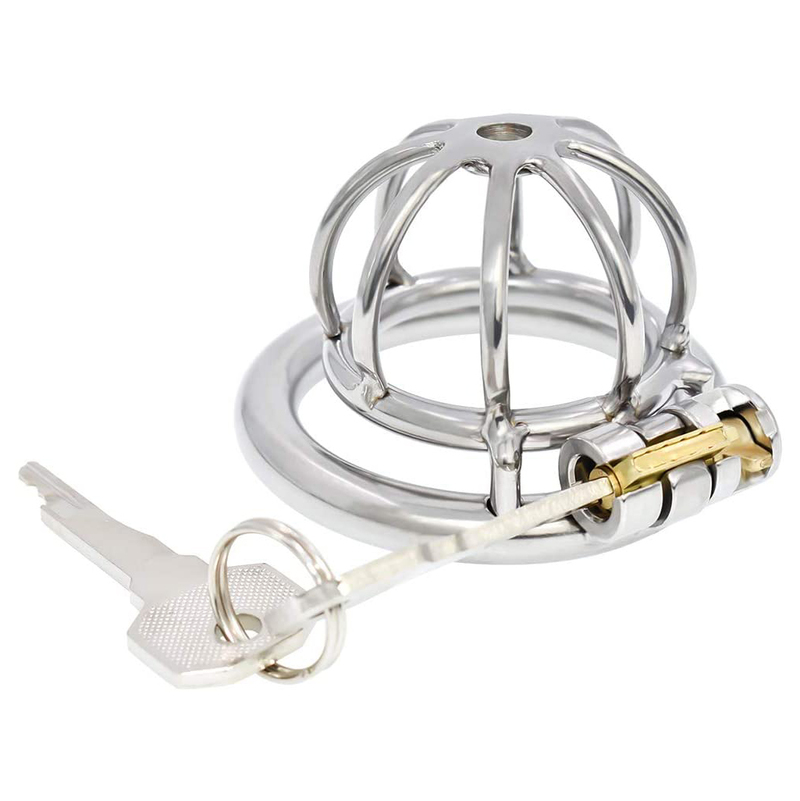 (image for) The Pen Deluxe Stainless Steel Locking Chastity Cage