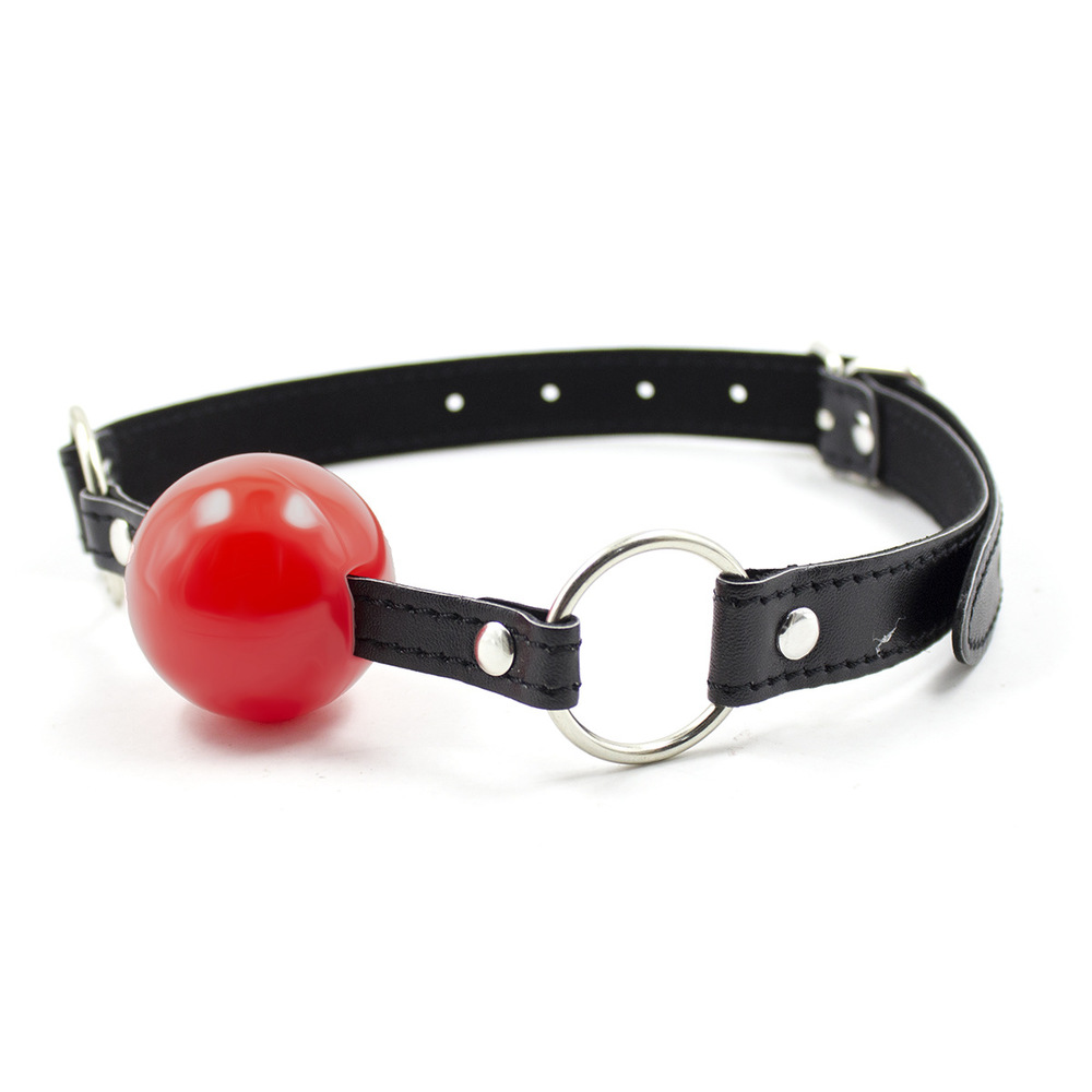 (image for) Pin Buckle O Ring Black Strap Ball Gag