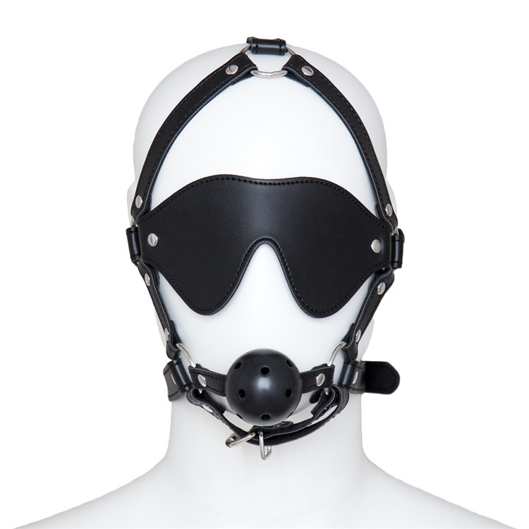 (image for) Harness Ball Gag With Blinder