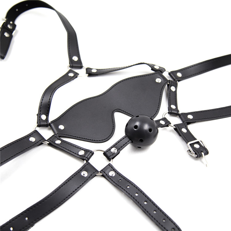 (image for) Harness Ball Gag With Blinder
