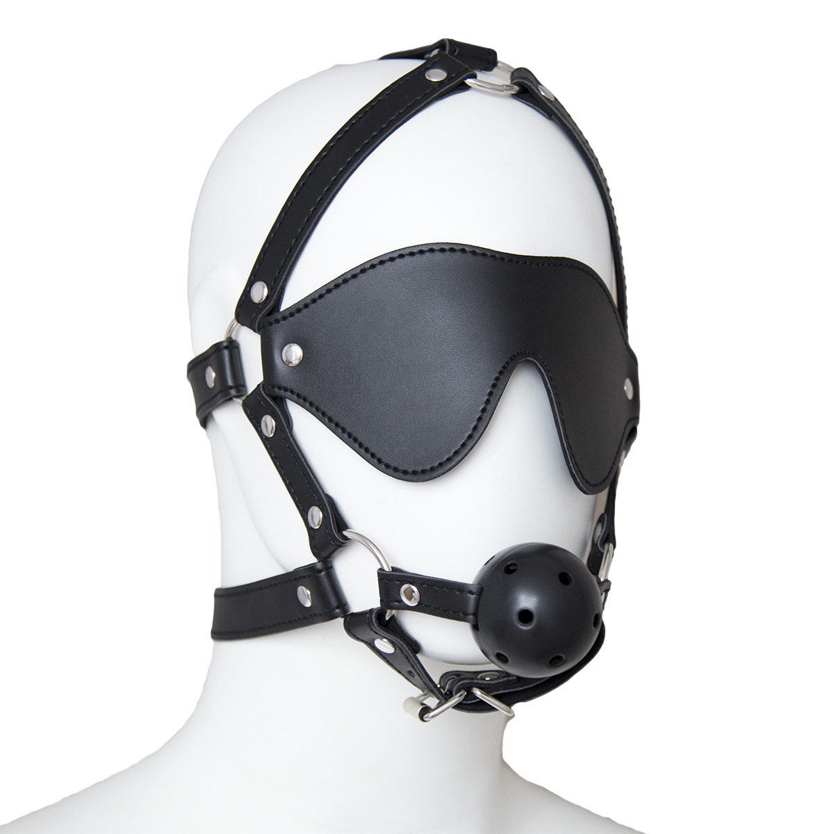 (image for) Harness Ball Gag With Blinder