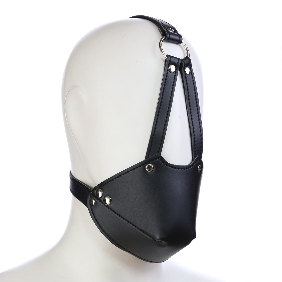(image for) Leather Harness With Rubber Gag