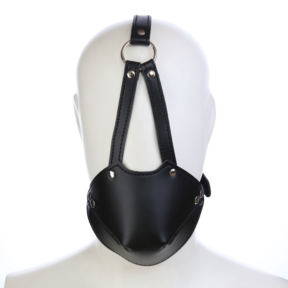 (image for) Leather Harness With Rubber Gag