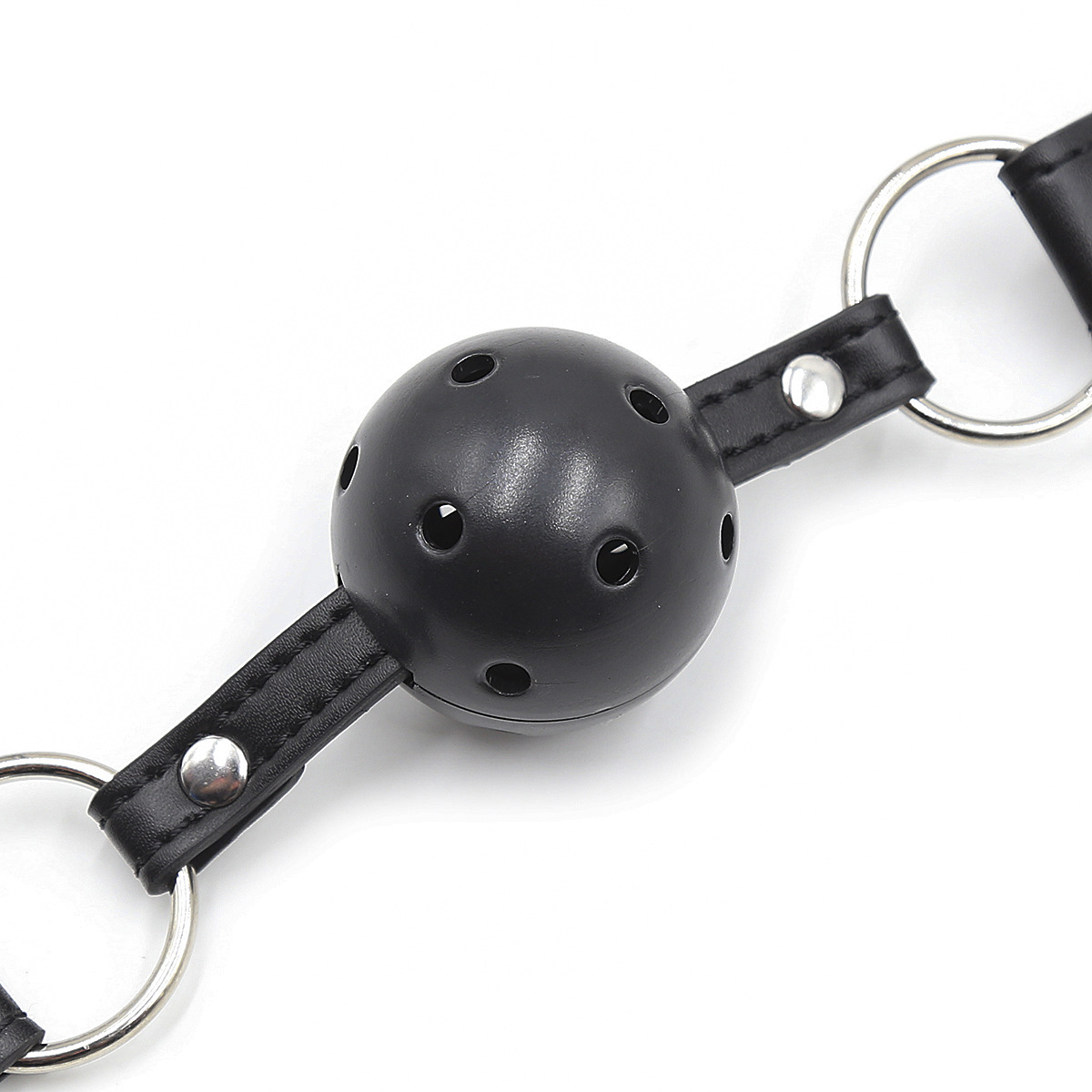 (image for) Breatheable Ball Gag with Nipple Clamps