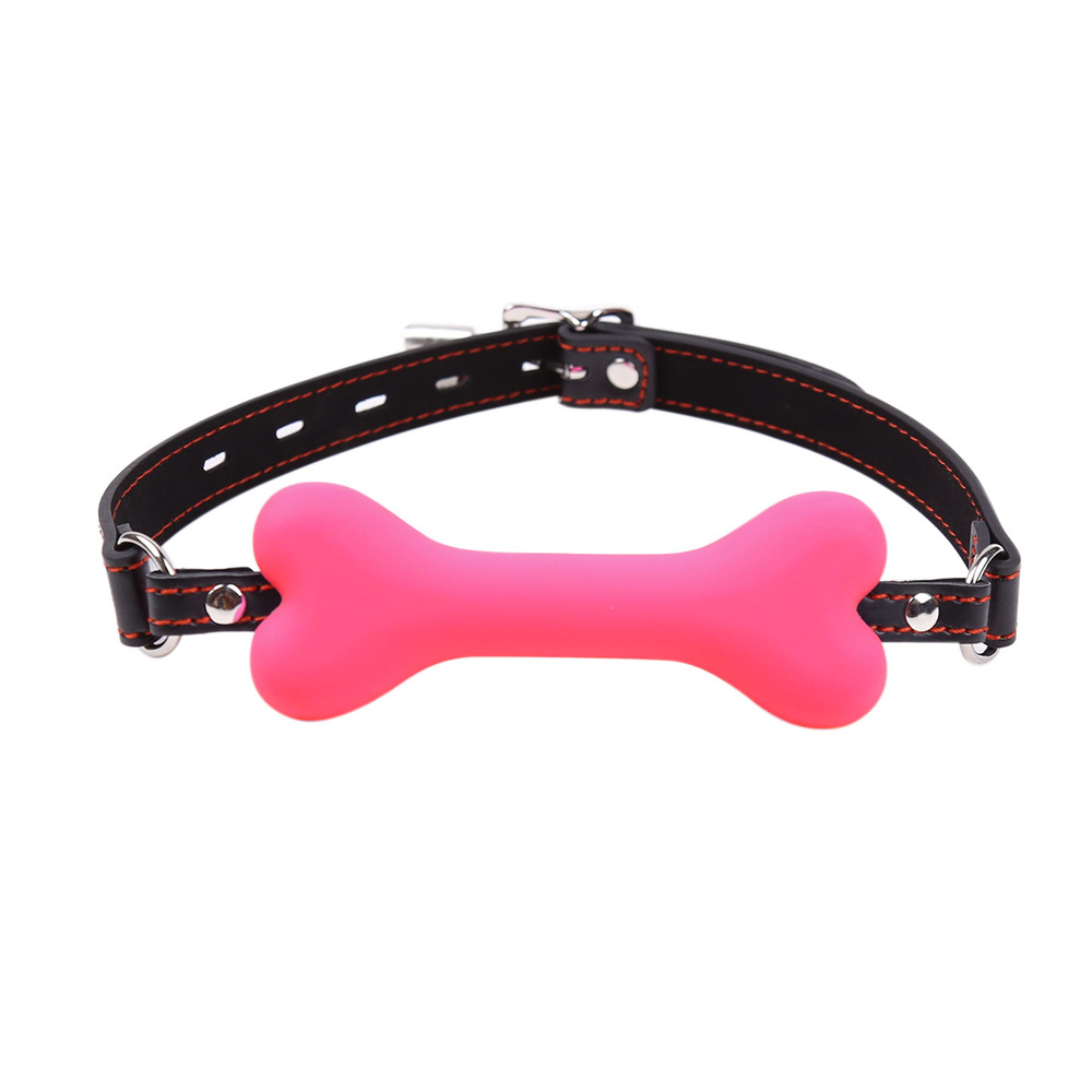 (image for) Dog Bone Padlock Open Mouth Gag