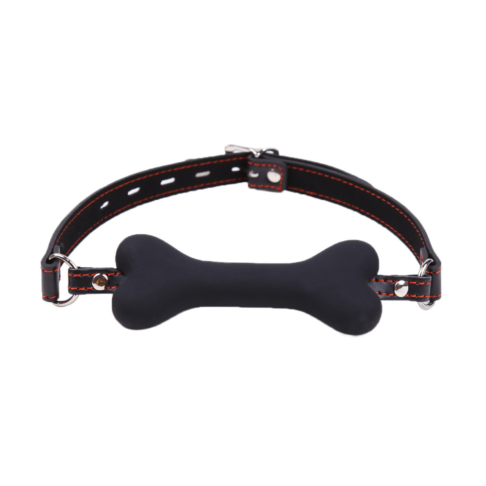 (image for) Dog Bone Padlock Open Mouth Gag