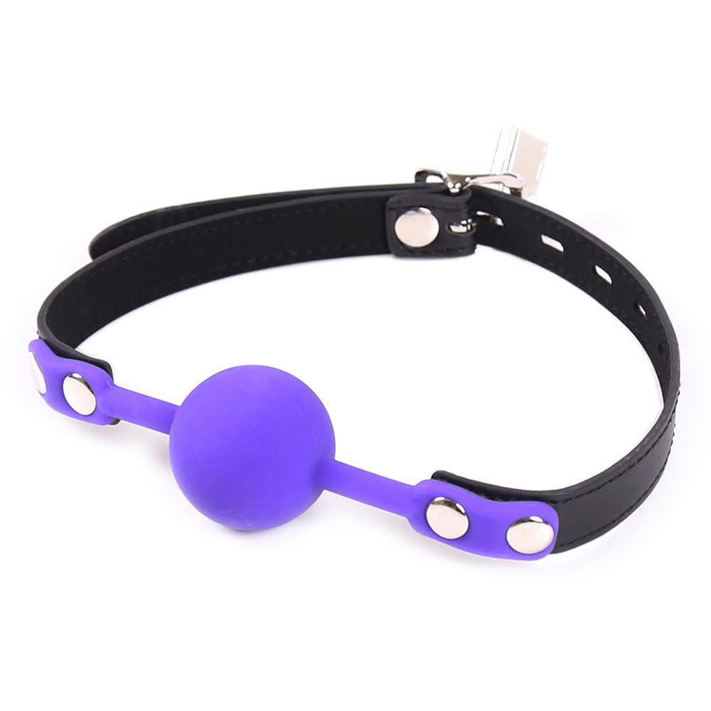 (image for) Premium Hush Locking Silicone Ball Gag